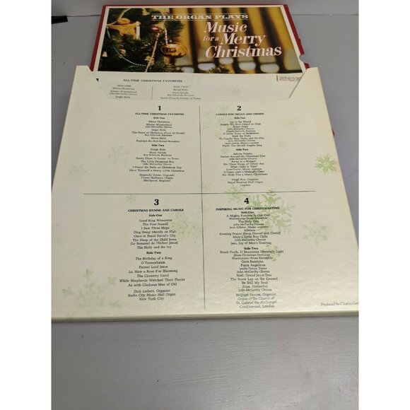 Reader's Digest The Organ Plays Music For A Merry Christmas 4 LP Set RDA 42-A - Picture 5 of 6